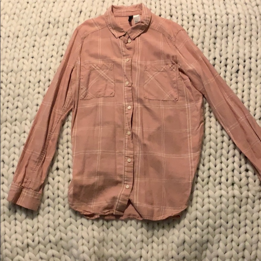 Button-down top.